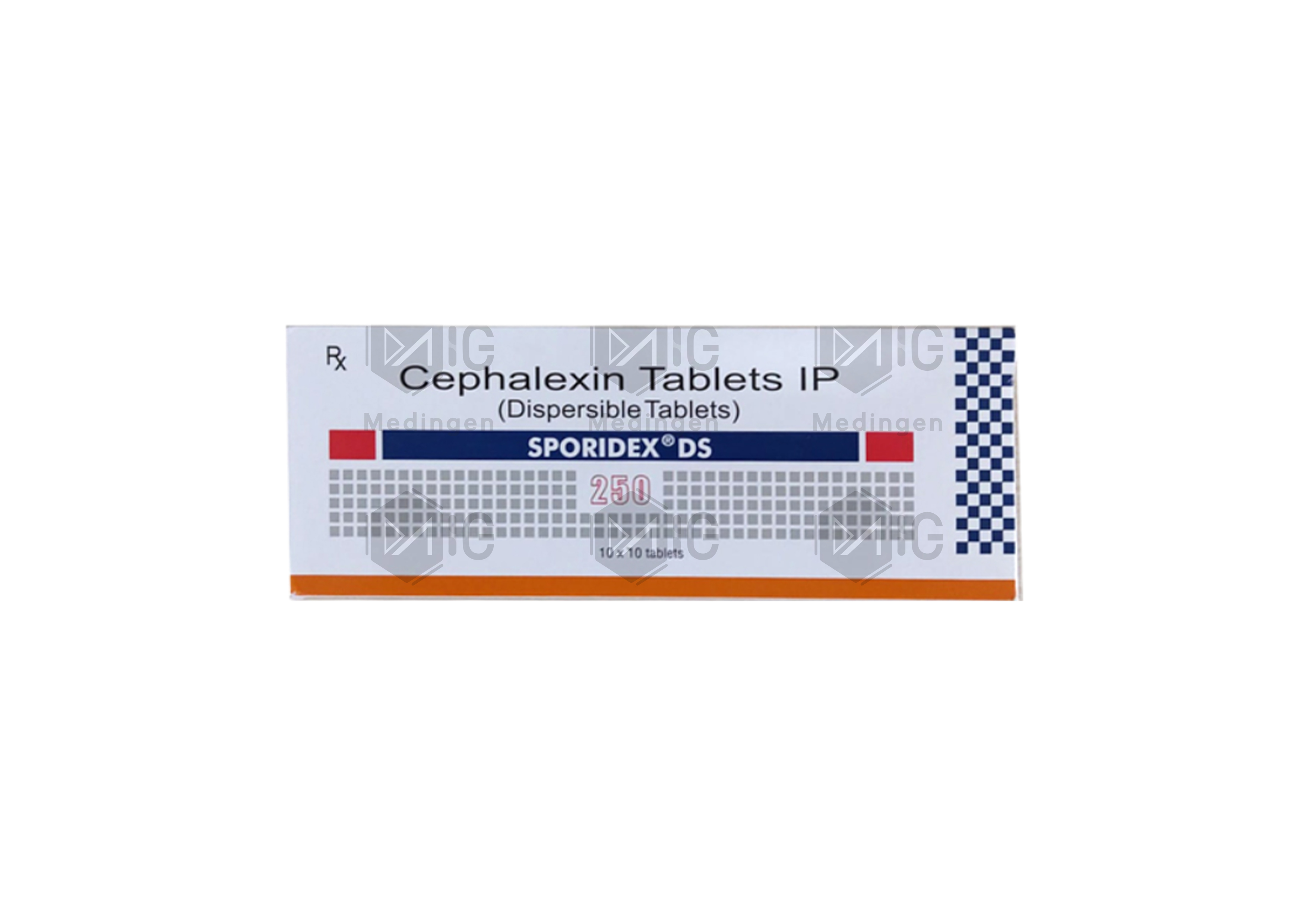 SPORIDEX DS 250MG TABLET